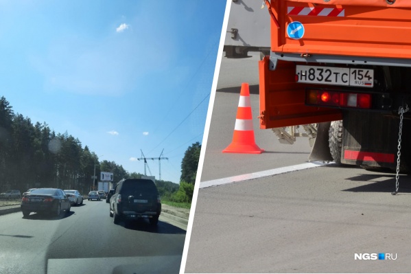 Водители в очередной раз встали в большую пробку на выезде из города — на этом участке ведутся дорожные работы Водители в очередной раз встали в большую пробку на выезде из города — на этом участке ведутся дорожные работы