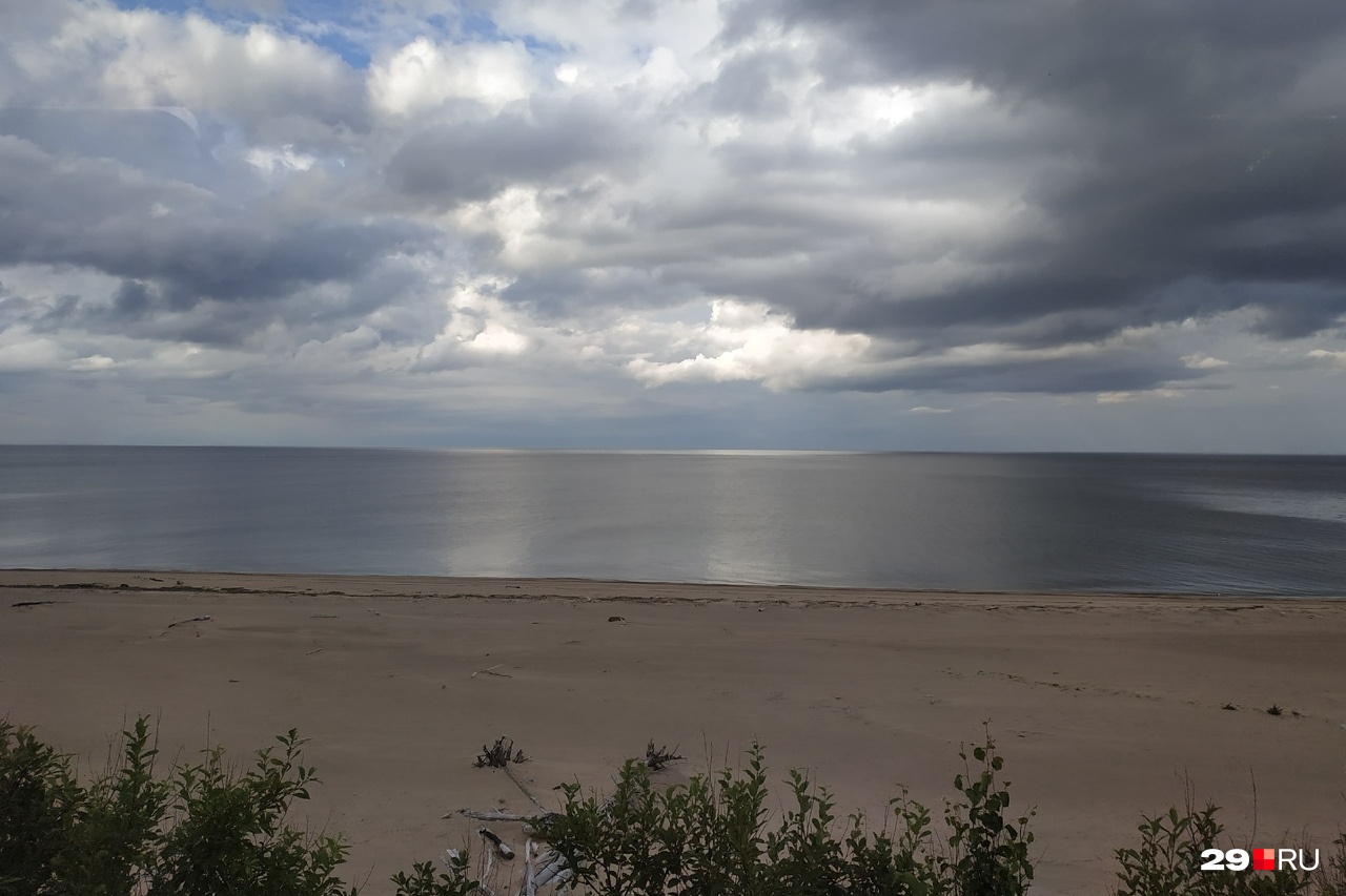 Так выглядит Белое море по пути в село Так выглядит Белое море по пути в село