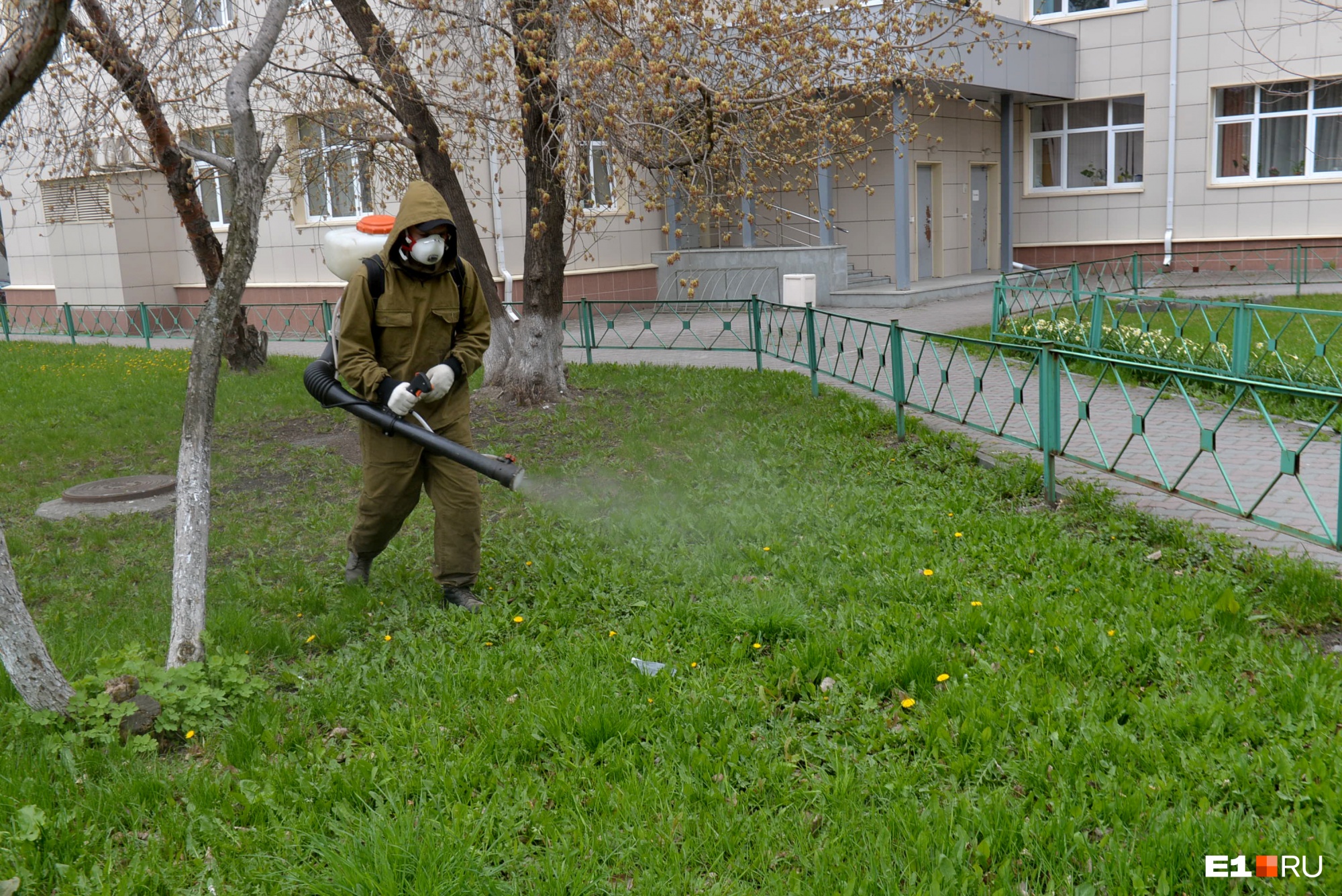 В Екатеринбурге начали обрабатывать от клещей парки и скверы