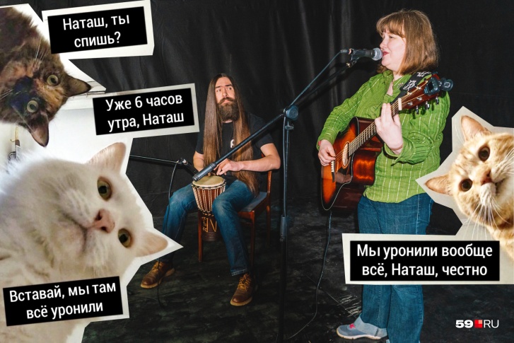 Помните котиков из мемов про Наташу? Музыканты группы «НеКровать» сочинили про них песню