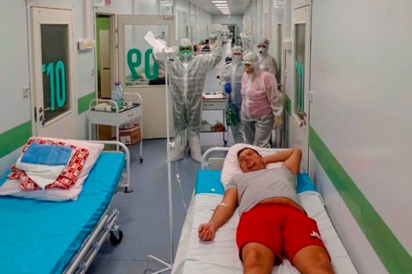 Так пациенты вынуждены лежать в госпитале Так пациенты вынуждены лежать в госпитале