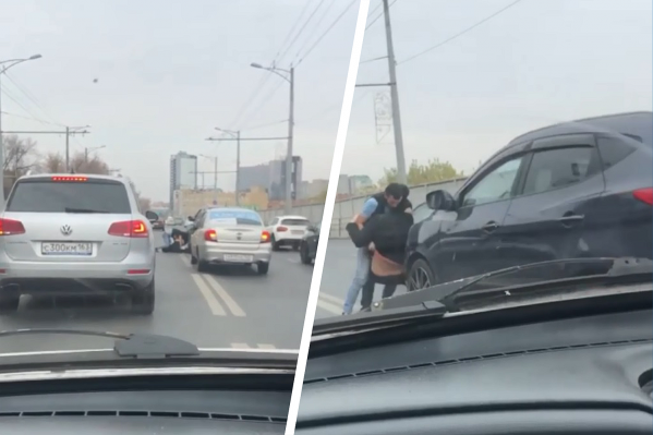 Автомобилисты перекрыли одну полосу Автомобилисты перекрыли одну полосу