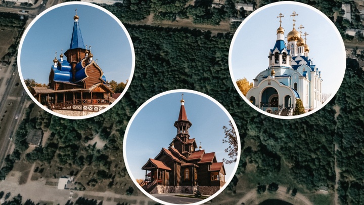 До и после: смотрим со спутника на самарские парки, в которых за 18 лет появились церкви
