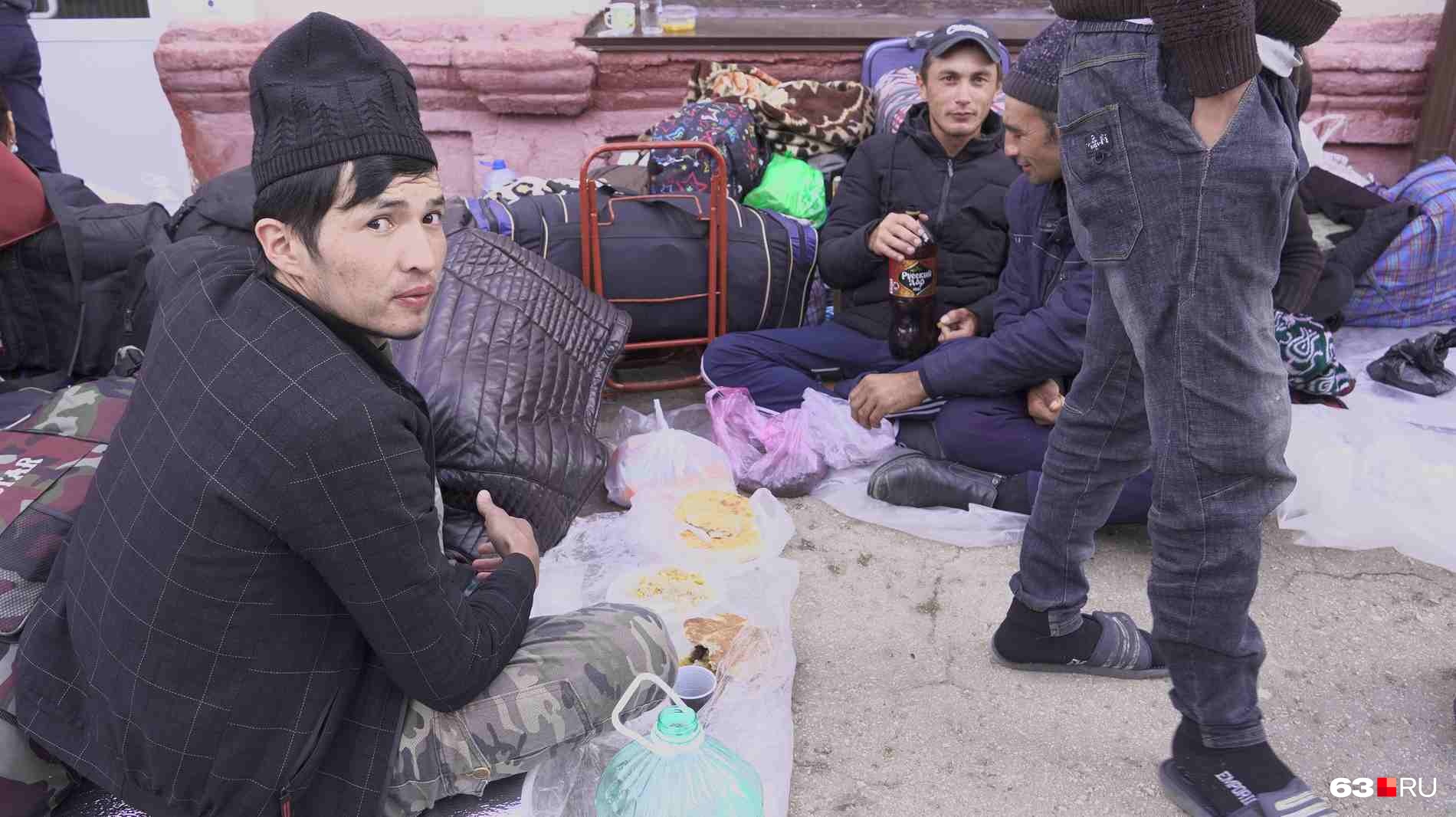 Узбекские мигранты