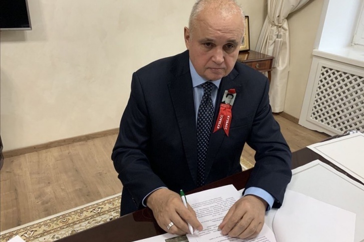 Сергей Цивилёв возглавляет Кузбасс с апреля 2018 года