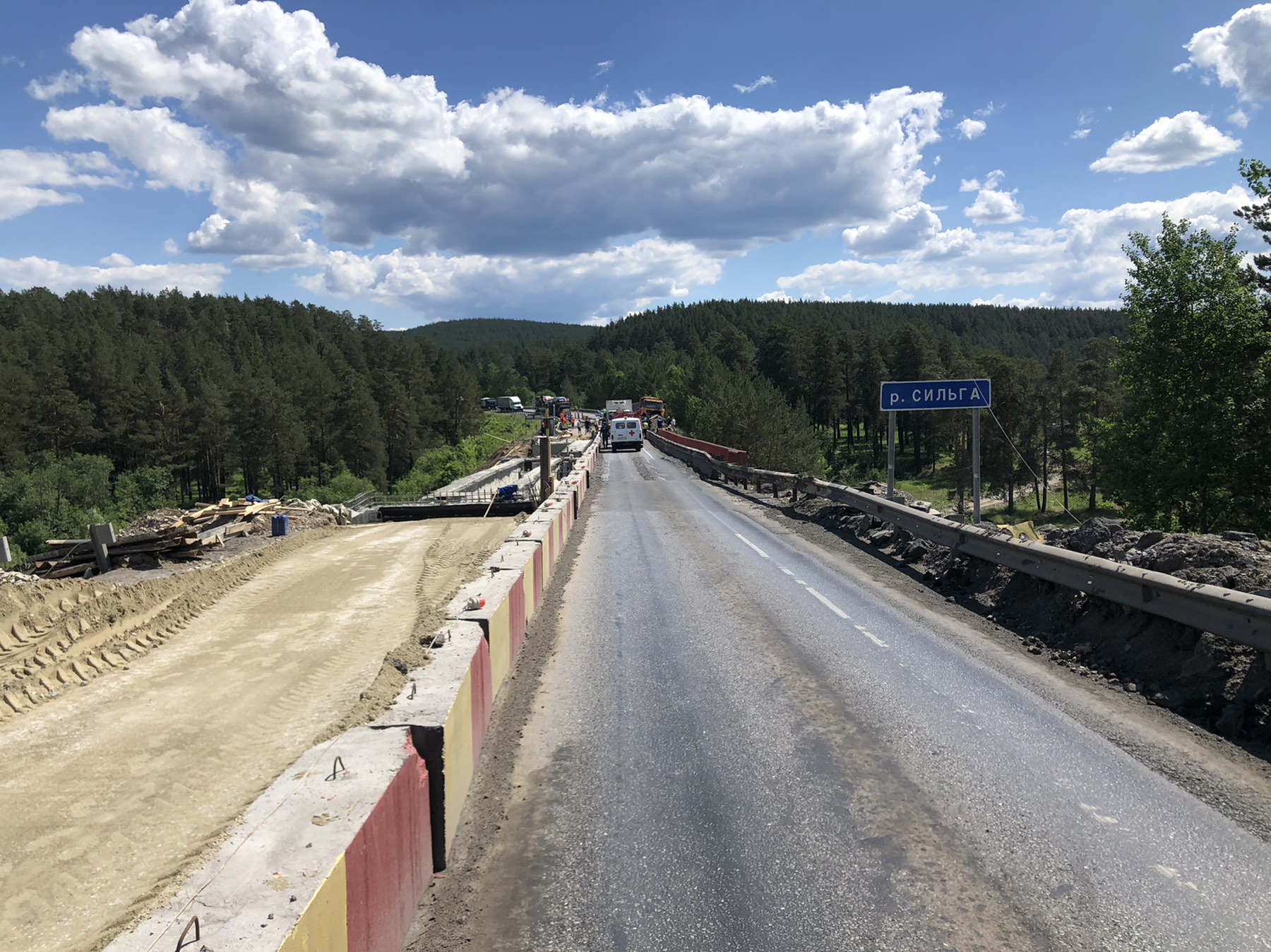 Авария произошла на участке М-5, который ремонтируют Авария произошла на участке М-5, который ремонтируют