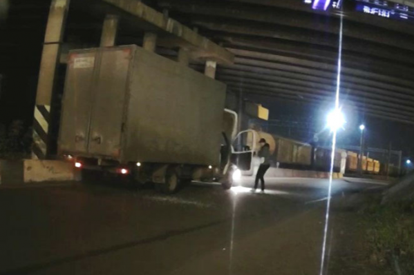 Только так и получилось остановить водителя Только так и получилось остановить водителя
