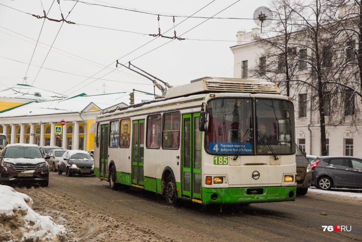 Троллейбусы 4-го маршрута не ездят в Ярославле уже с августа прошлого года