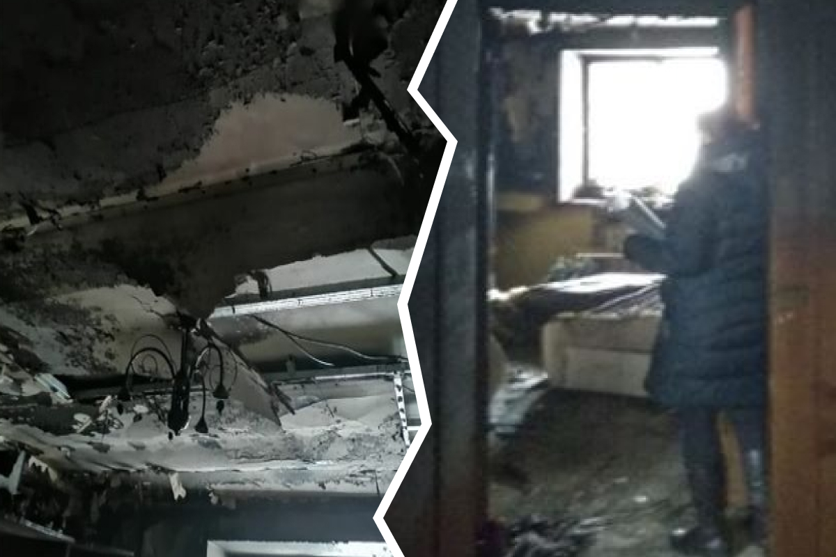 Квартира выгорела полностью Квартира выгорела полностью