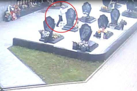 У памятников на Леонтьевском кладбище женщина провела всю ночь У памятников на Леонтьевском кладбище женщина провела всю ночь