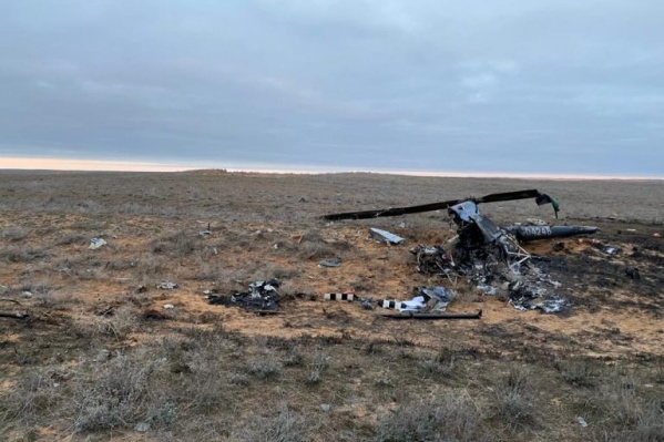 Обломки небольшого вертолёта нашли в поле Обломки небольшого вертолёта нашли в поле
