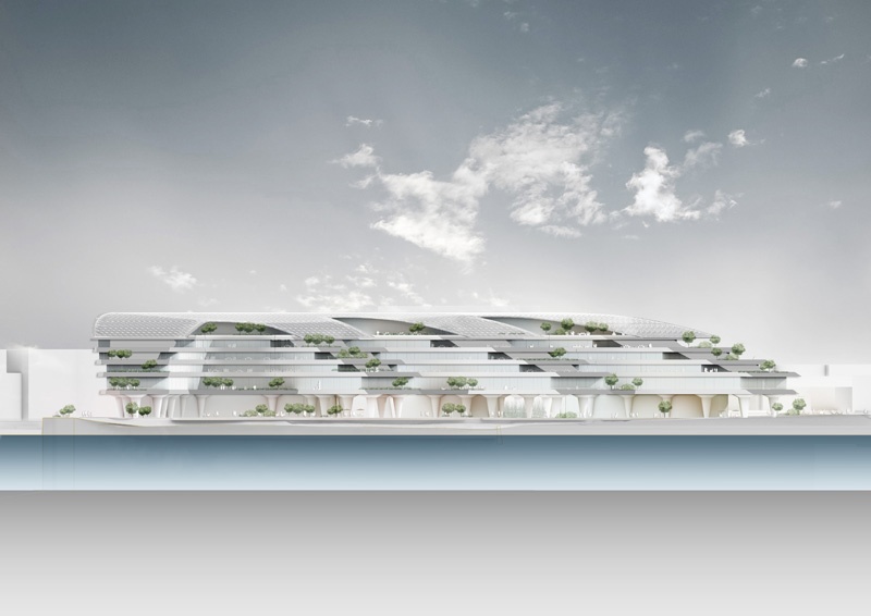 материалы предоставлены архитектурными бюро ABD architects и Ingenhoven Architects
