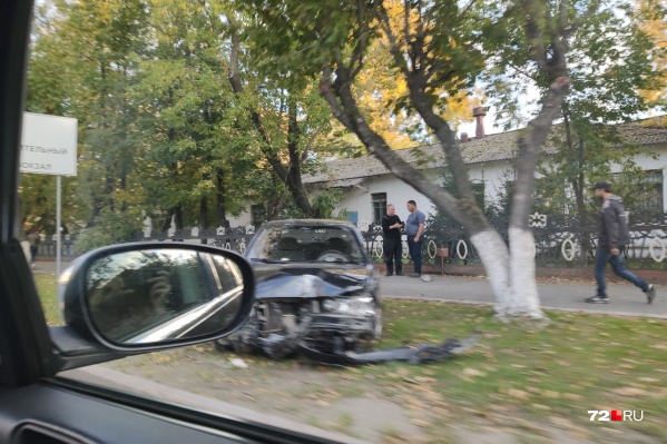 Никто из участников аварии не пострадал Никто из участников аварии не пострадал