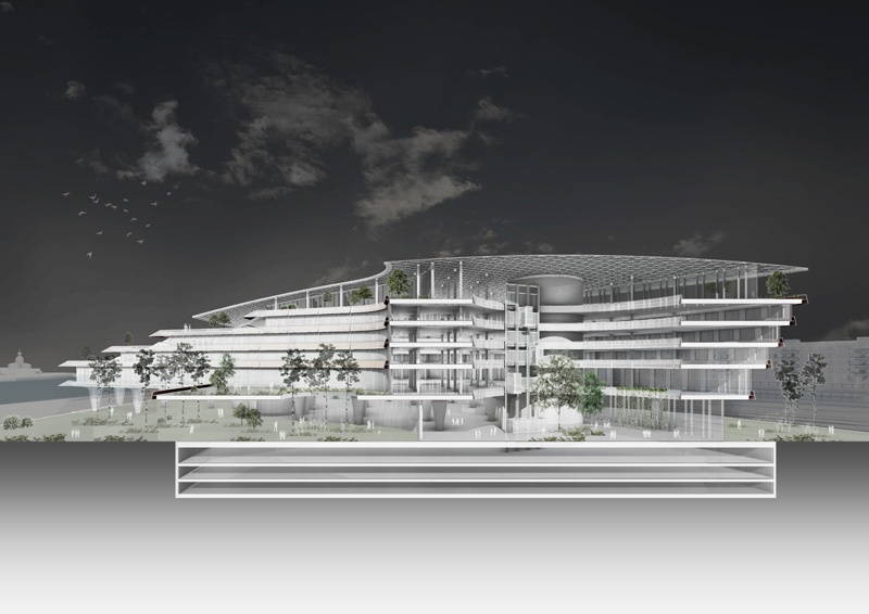 материалы предоставлены архитектурными бюро ABD architects и Ingenhoven Architects