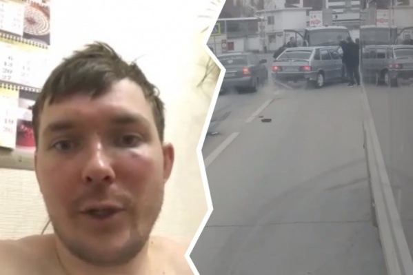 На улице Малой Боровской автомобилисты накинулись на водителя отечественной легковушки с лопатой На улице Малой Боровской автомобилисты накинулись на водителя отечественной легковушки с лопатой