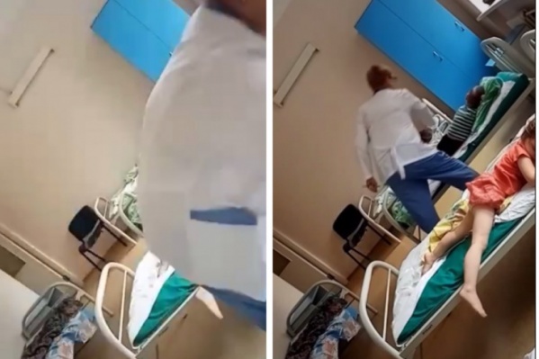 Медсестра замахивалась на мальчика ладонью Медсестра замахивалась на мальчика ладонью