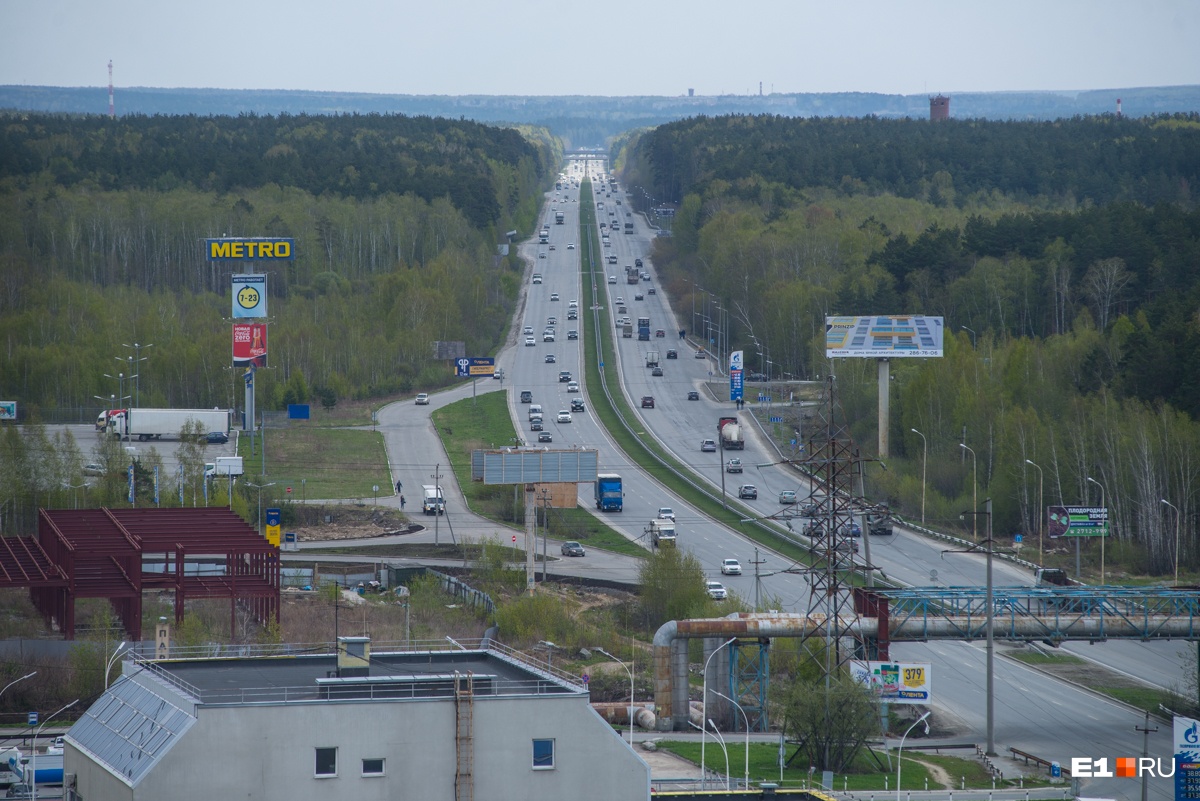 Участок трассы Екатеринбург — Тюмень перекроют для установки перехода
