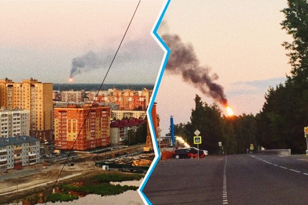 Густой черный дым было видно в Антипино и соседних районах нашего города Густой черный дым было видно в Антипино и соседних районах нашего города