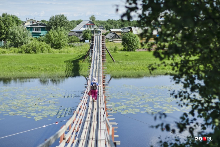 Навесной мост в Шихирихе — отличная локация для фотосессий