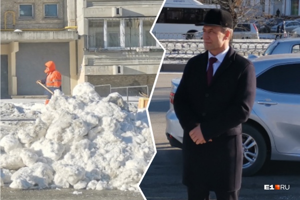 Спикер гордумы Игорь Володин вместе со службами благоустройства проверял, как убирают снег в Орджоникидзевском районе Спикер гордумы Игорь Володин вместе со службами благоустройства проверял, как убирают снег в Орджоникидзевском районе