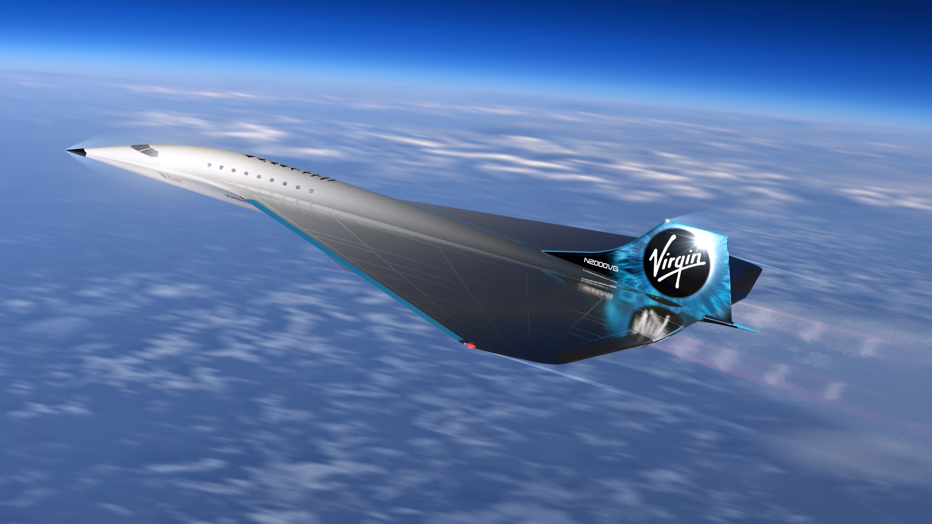 Компания миллиардера Брэнсона показала концепт самого быстрого пассажирского самолета в мире — в три раза быстрее скорости звука