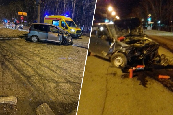 «Хонда» вылетела на встречку «Хонда» вылетела на встречку