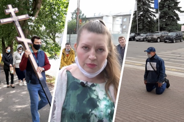 Яковлева вместе с другими активистами провела несколько ярких акций протеста Яковлева вместе с другими активистами провела несколько ярких акций протеста
