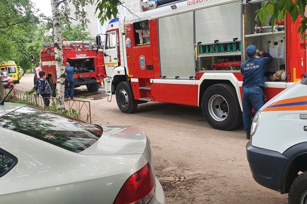 Пожар за волгой ярославль