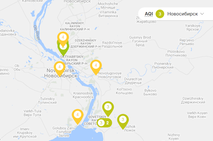 Воздух в городе оценивается как чистый Воздух в городе оценивается как чистый