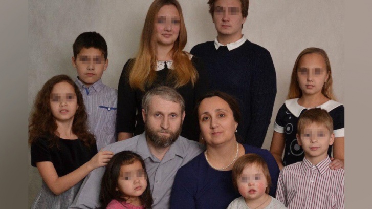 У Щавелевых большая православная семья
