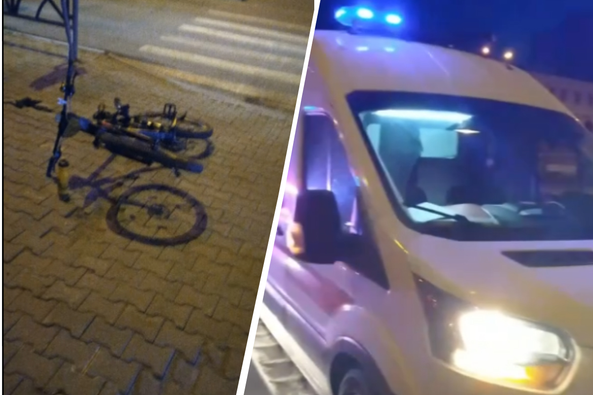 Во Втузгородке велосипедист попал под колёса машины, его увезла реанимация