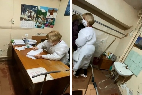 Пациент посочувствовал медику, которой приходится работать в таких условиях. Он был шокирован разрухой Пациент посочувствовал медику, которой приходится работать в таких условиях. Он был шокирован разрухой