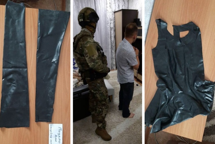В ходе обысков у подозреваемого нашли латексный костюм и коллекцию детской порнографии В ходе обысков у подозреваемого нашли латексный костюм и коллекцию детской порнографии