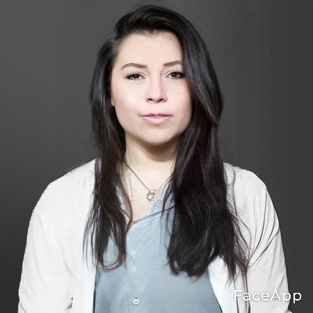 Как вы думаете, кого мы превратили в жгучую брюнетку?