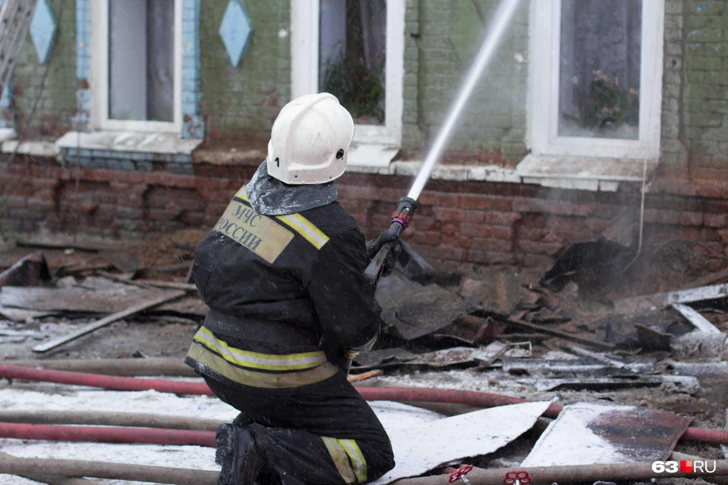 Четырёхлетний ребёнок получил ожоги при пожаре в Кемерово