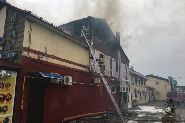 Возгорание произошло в обед Возгорание произошло в обед 