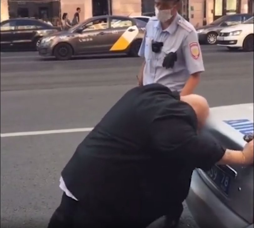 Кадр из видео в соцсетях