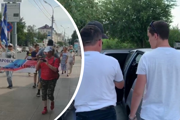 Участников задержали люди в гражданском Участников задержали люди в гражданском