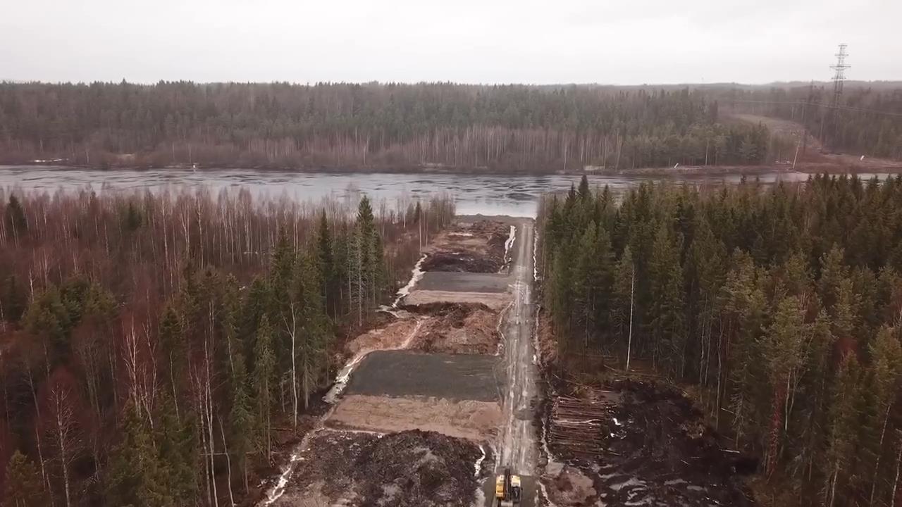 Мост через свирь в подпорожье