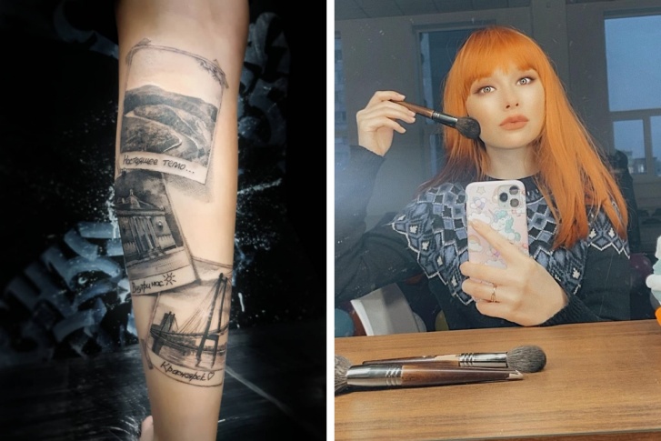 Эффектная девушка сделала эффектную татуировку Эффектная девушка сделала эффектную татуировку