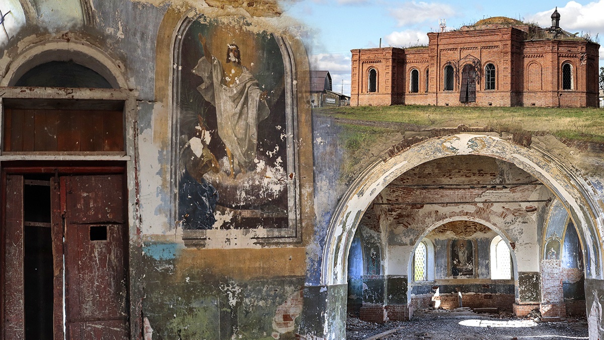 Потускневшие фрески и следы от пуль: история вековой церкви в Южно-Плетнево, которая никому не нужна