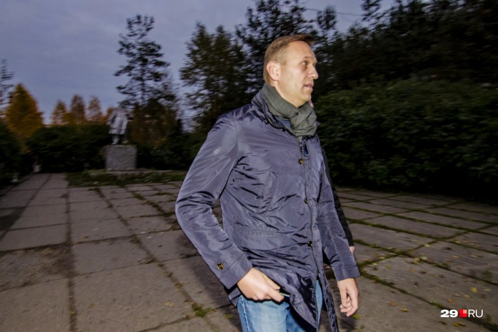 В последний раз Алексей Навальный был в Архангельске три года назад