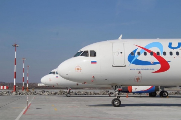 В Кольцово было припарковано 16 Airbus разных модификаций. В Кольцово было припарковано 16 Airbus разных модификаций.