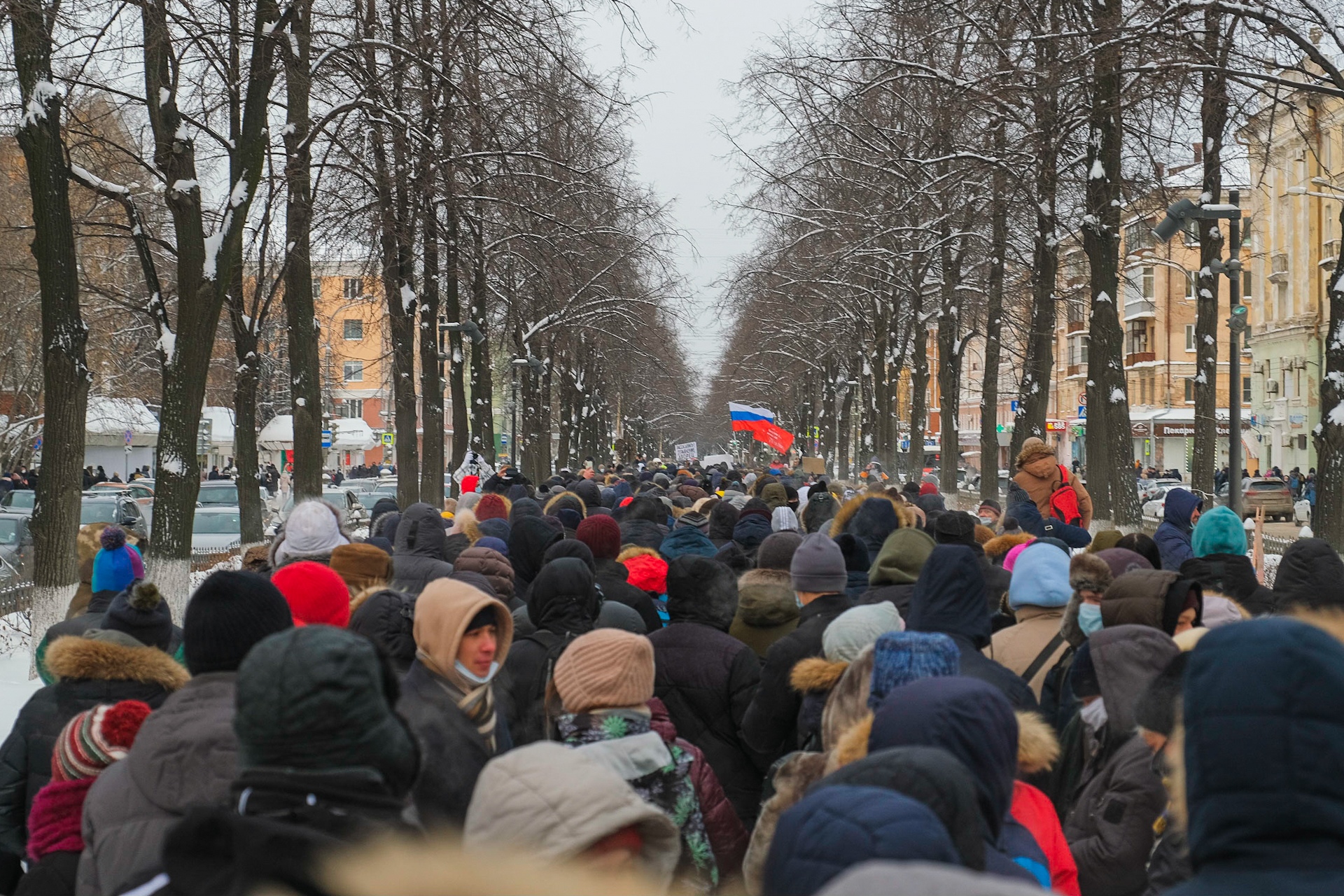 Акция протеста 23 января в Перми