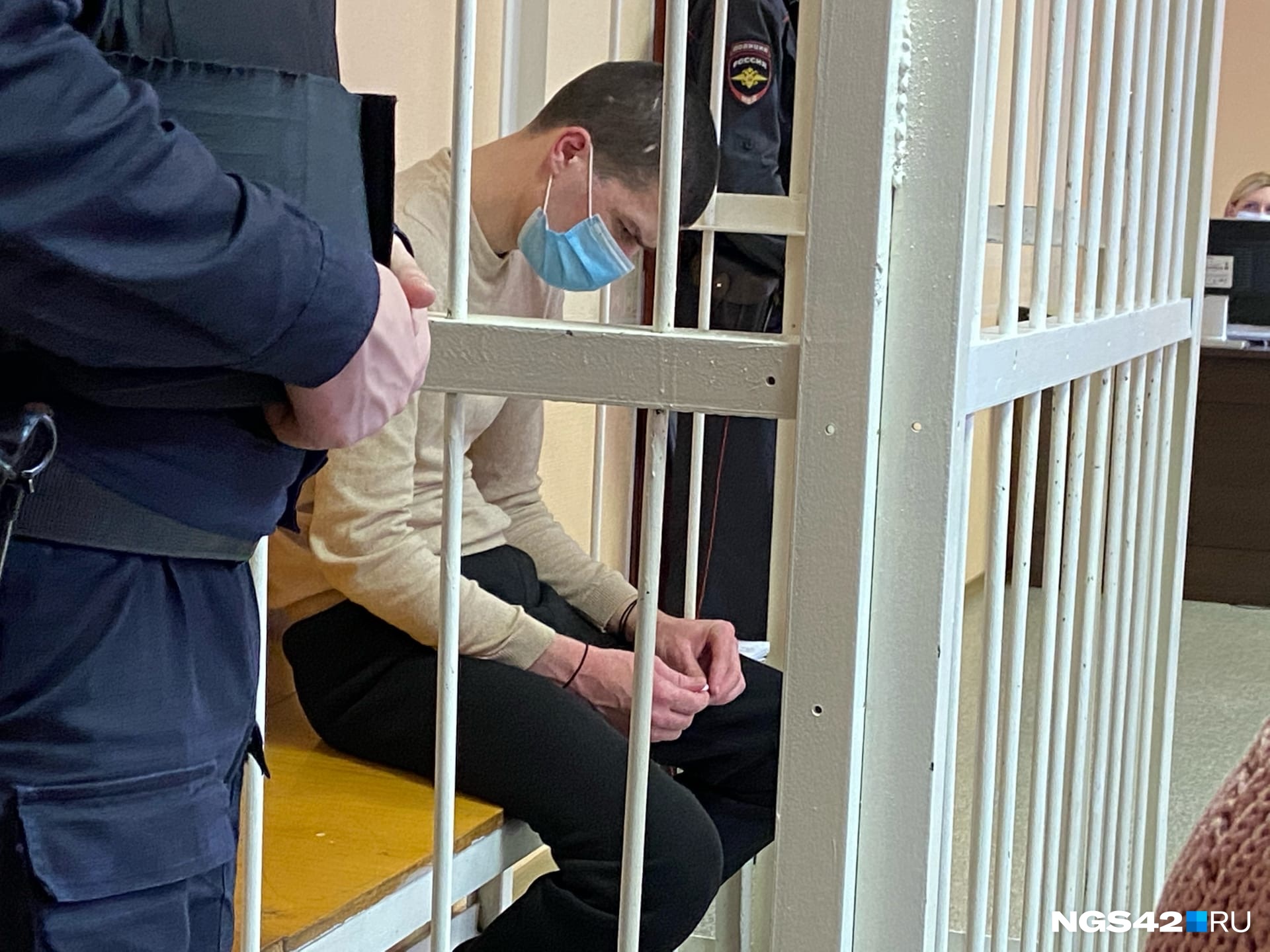 Владислав Канюс во время зачитывания его показаний Владислав Канюс во время зачитывания его показаний