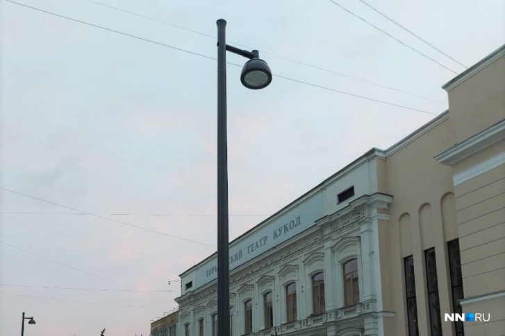 Новые фонари на Большой Покровской Новые фонари на Большой Покровской
