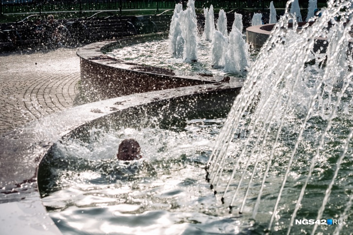 В Кемерове работает больше 10 фонтанов