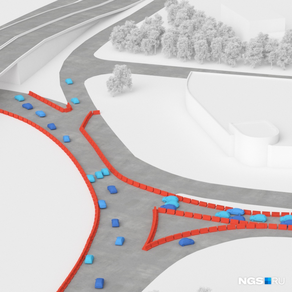 Проект развязки на матвеевке новосибирск