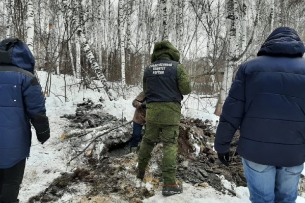 Останки нашли недалеко от места, где ранее проводились поиски Останки нашли недалеко от места, где ранее проводились поиски