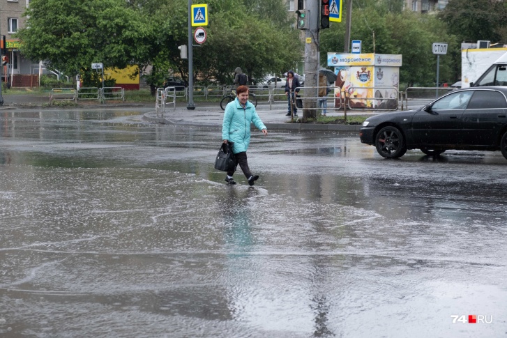 Челябинск сильно затопило после дождя 17 июня